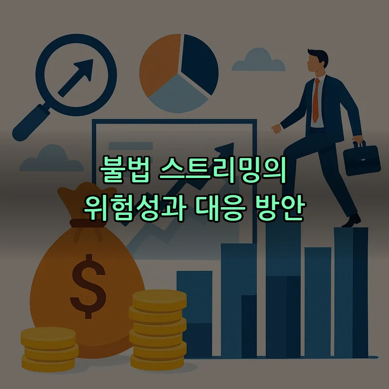 불법 스트리밍의 위험성과 대응 방안