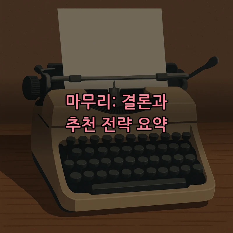 마무리: 결론과 추천 전략 요약