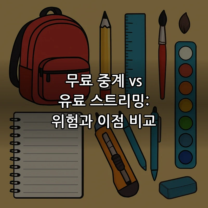무료 중계 vs 유료 스트리밍: 위험과 이점 비교