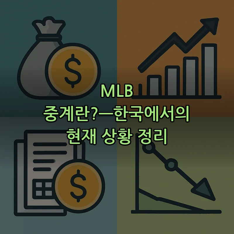 MLB 중계란?—한국에서의 현재 상황 정리