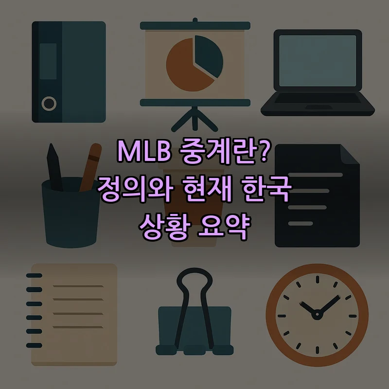 MLB 중계란? 정의와 현재 한국 상황 요약