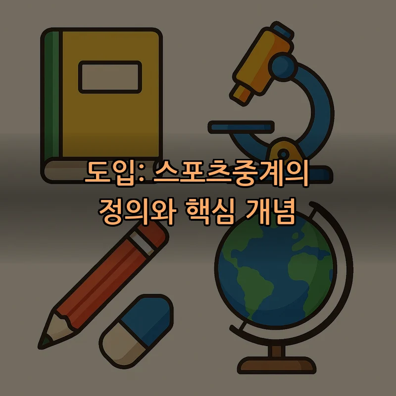 도입: 스포츠중계의 정의와 핵심 개념