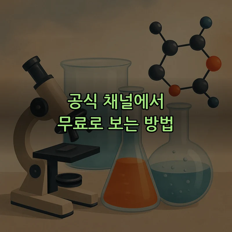 공식 채널에서 무료로 보는 방법