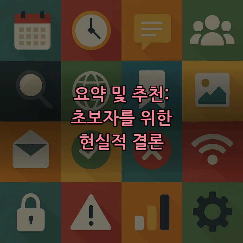 요약 및 추천: 초보자를 위한 현실적 결론