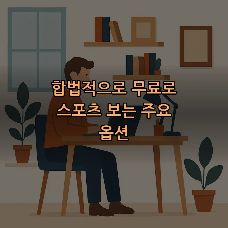 합법적으로 무료로 스포츠 보는 주요 옵션