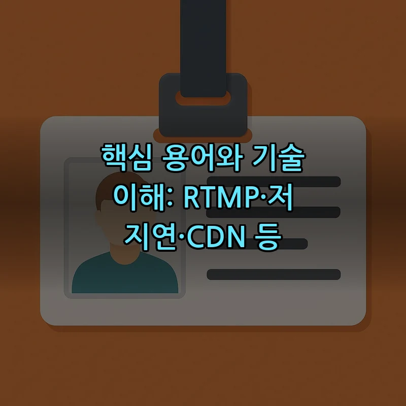 핵심 용어와 기술 이해: RTMP·저지연·CDN 등