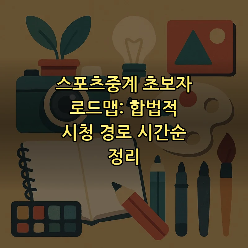 스포츠중계 초보자 가이드: 합법적 시청 경로 완벽 정리