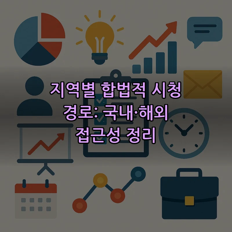 지역별 합법적 시청 경로: 국내·해외 접근성 정리
