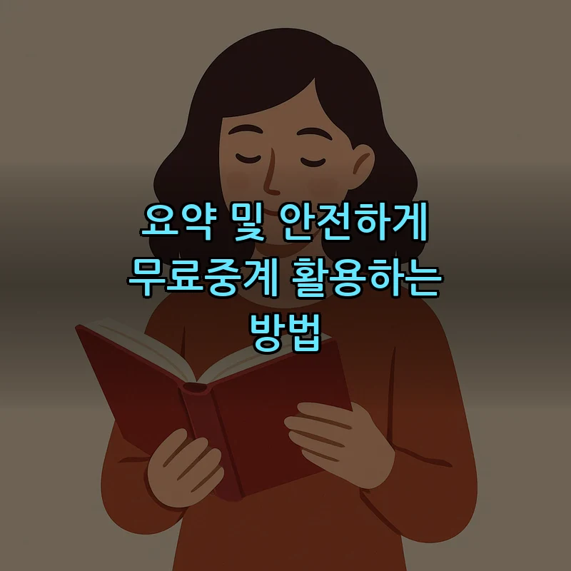 요약 및 안전하게 무료중계 활용하는 방법