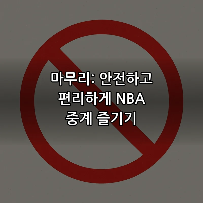 마무리: 안전하고 편리하게 NBA 중계 즐기기