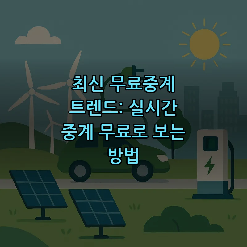 무료중계 서비스란? 이용법과 안전 체크리스트