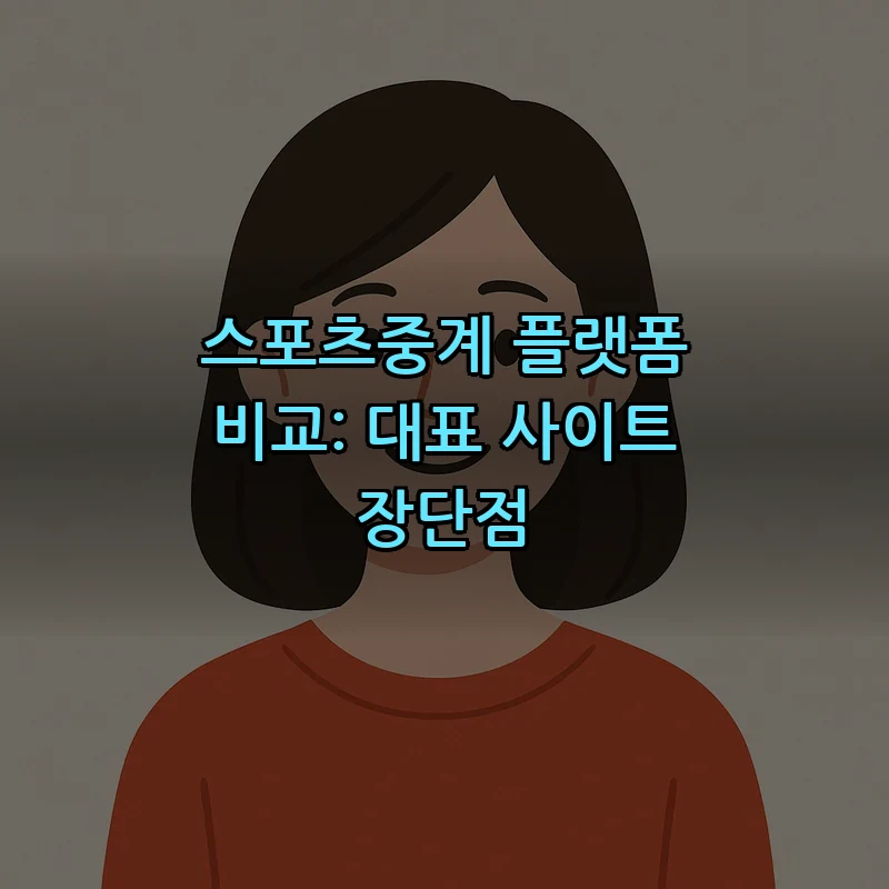 스포츠중계 플랫폼 비교: 대표 사이트 장단점