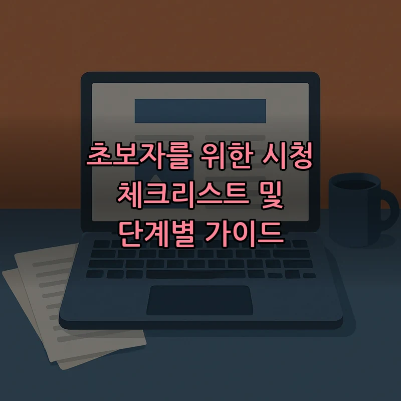 초보자를 위한 시청 체크리스트 및 단계별 가이드