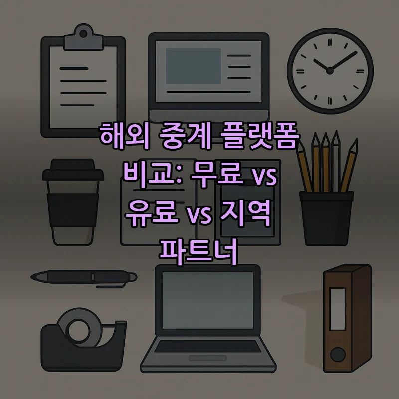 해외 중계 플랫폼 비교: 무료 vs 유료 vs 지역 파트너