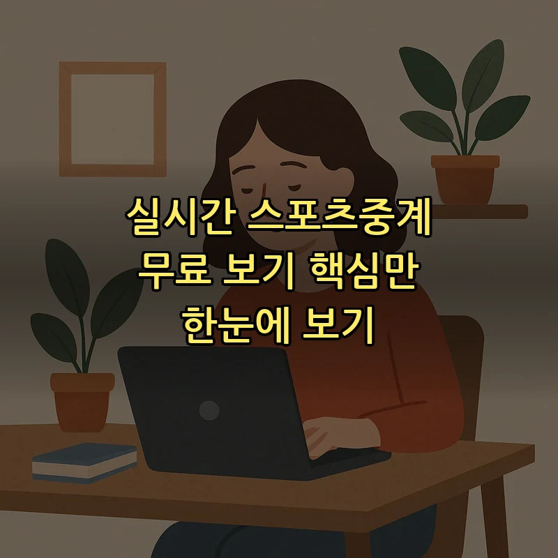 스포츠중계 무료의 모든 것 — 안전한 무료 방송 가이드