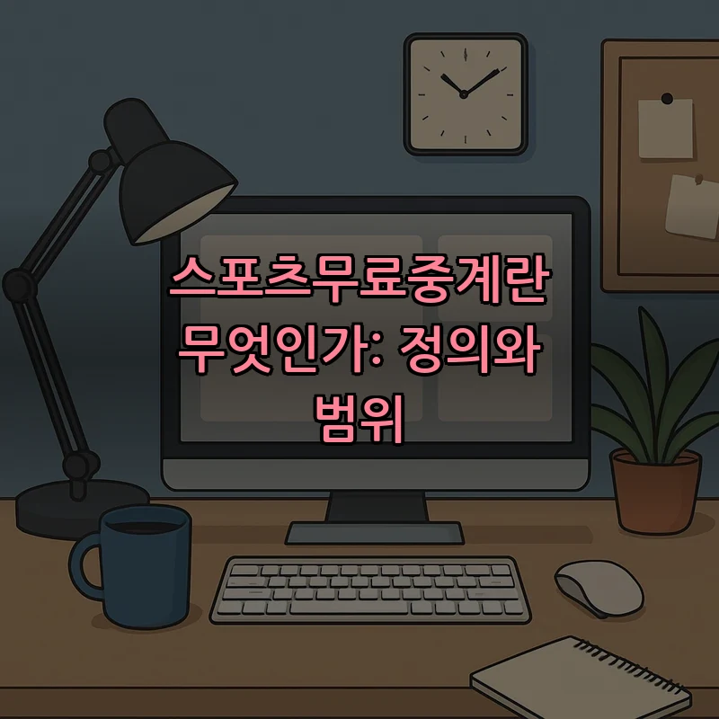 스포츠무료중계란 무엇인가: 정의와 범위