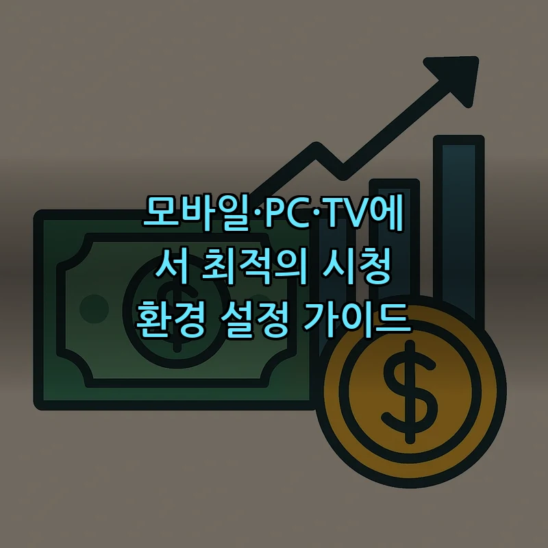 모바일·PC·TV에서 최적의 시청 환경 설정 가이드