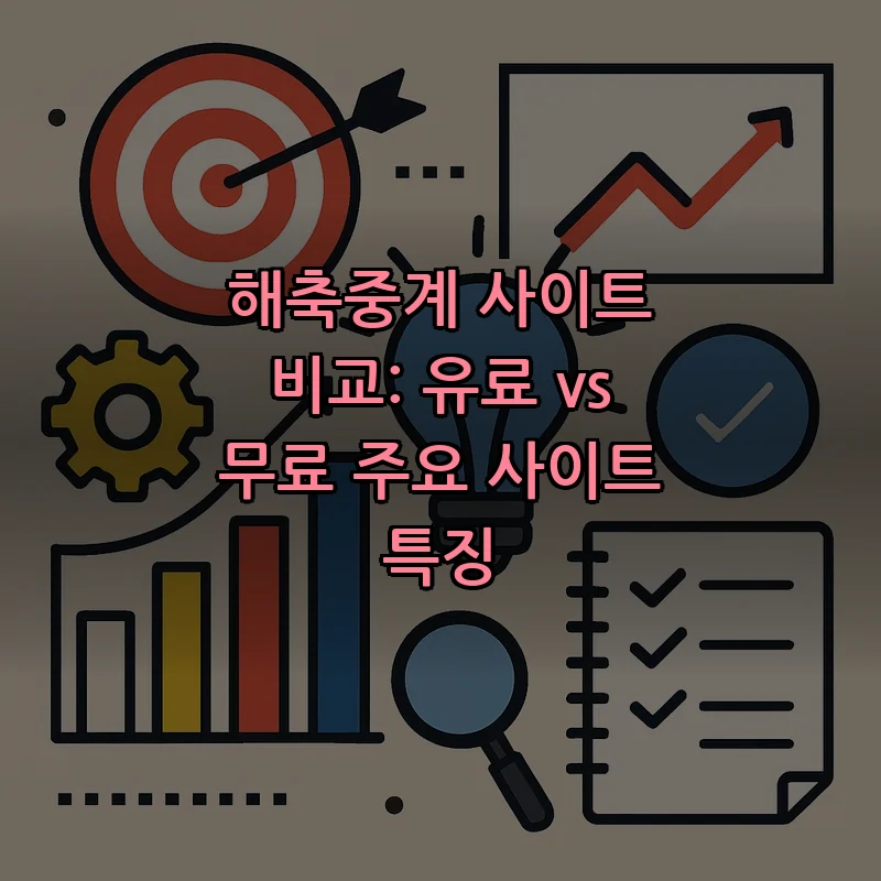 해축중계 사이트 비교: 유료 vs 무료 주요 사이트 특징