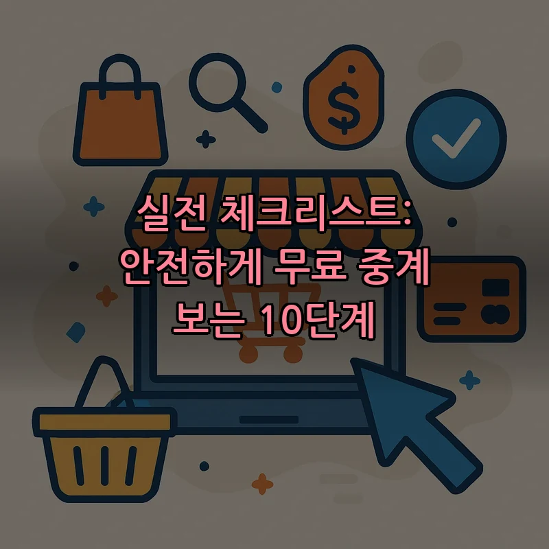 실전 체크리스트: 안전하게 무료 중계 보는 10단계