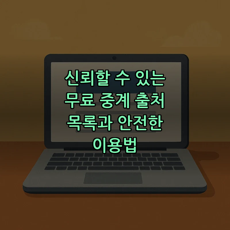 신뢰할 수 있는 무료 중계 출처 목록과 안전한 이용법