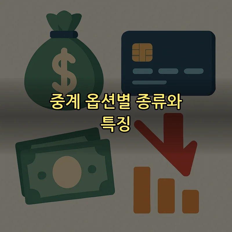 중계 옵션별 종류와 특징