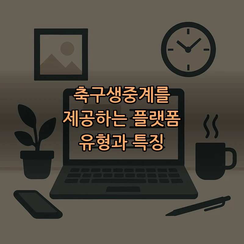 축구생중계를 제공하는 플랫폼 유형과 특징