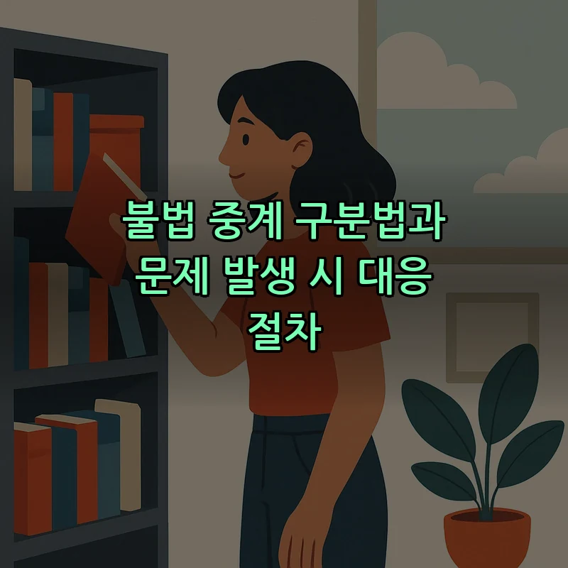 불법 중계 구분법과 문제 발생 시 대응 절차