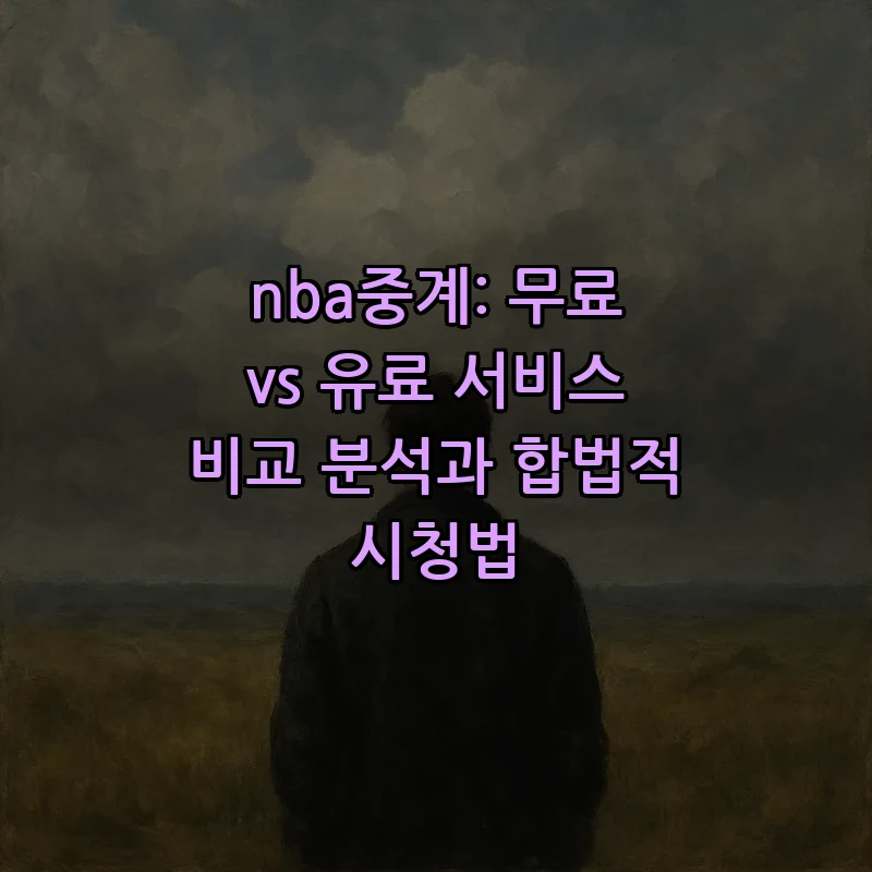 NBA중계: 무료와 유료 서비스 비교 분석