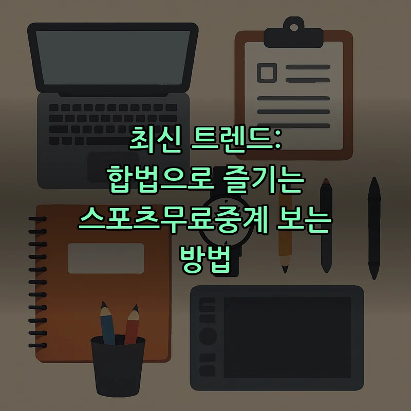 합법적으로 즐기는 스포츠무료중계 방법 (2025)
