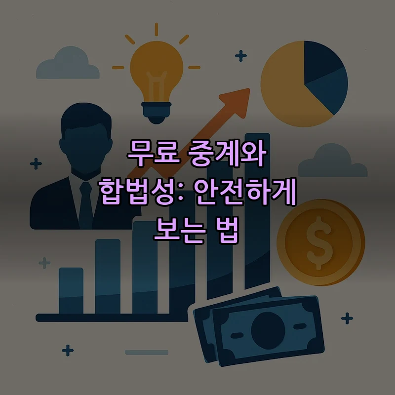 무료 중계와 합법성: 안전하게 보는 법