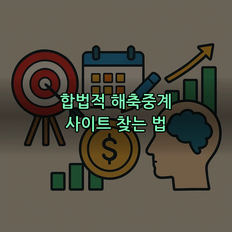 합법적 해축중계 사이트 찾는 법