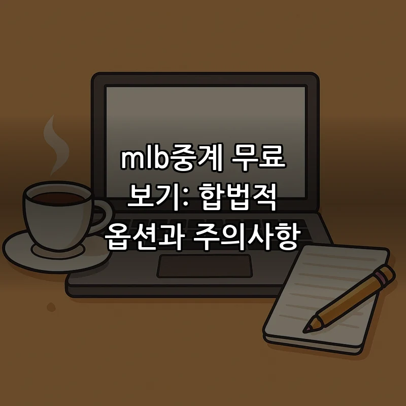 mlb중계 무료 보기: 합법적 옵션과 주의사항