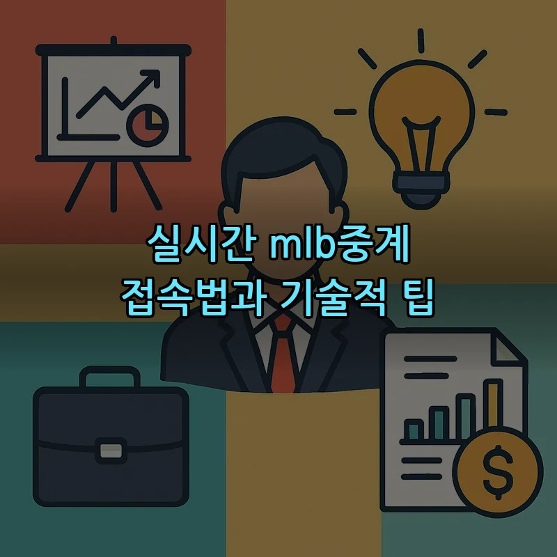 실시간 mlb중계 접속법과 기술적 팁