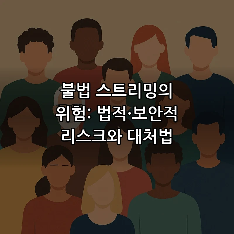 불법 스트리밍의 위험: 법적·보안적 리스크와 대처법