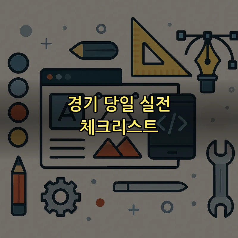 경기 당일 실전 체크리스트