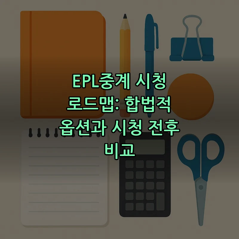 EPL 중계 서비스: 합법적 시청 방법과 팁