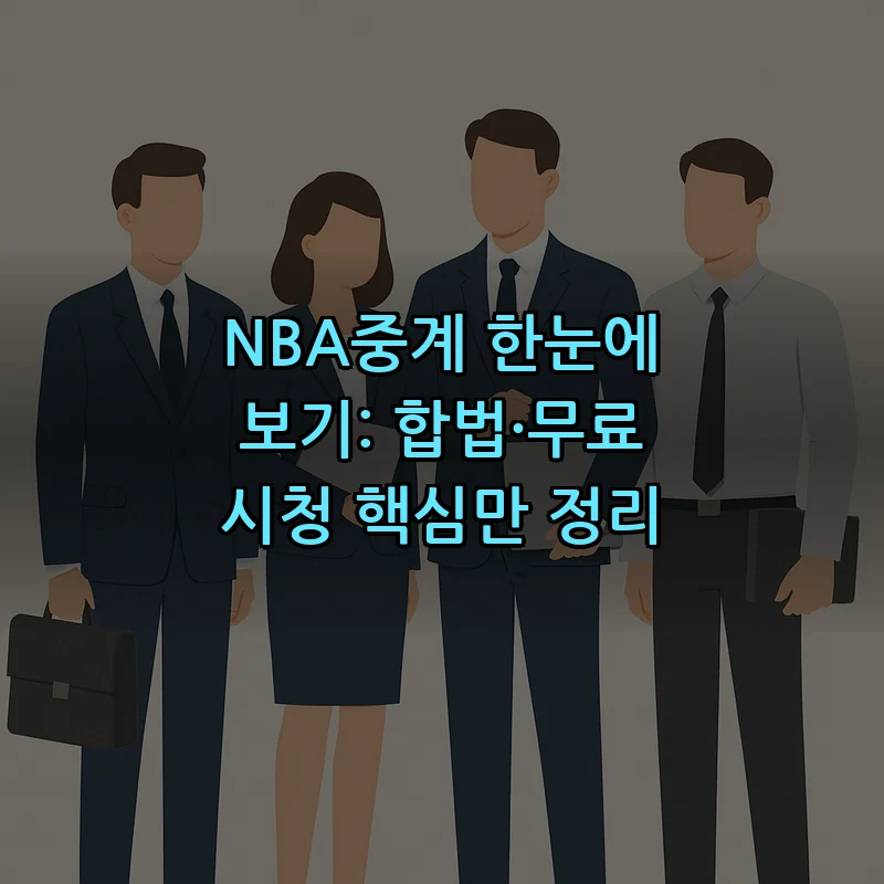 NBA 중계: 합법적이고 무료로 즐기는 법