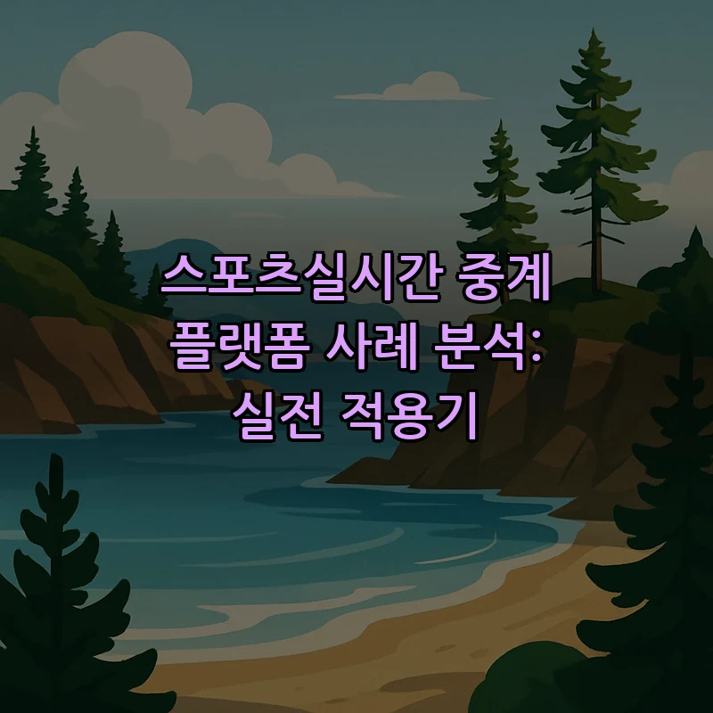 스포츠실시간 중계 플랫폼의 정의와 시장 현황