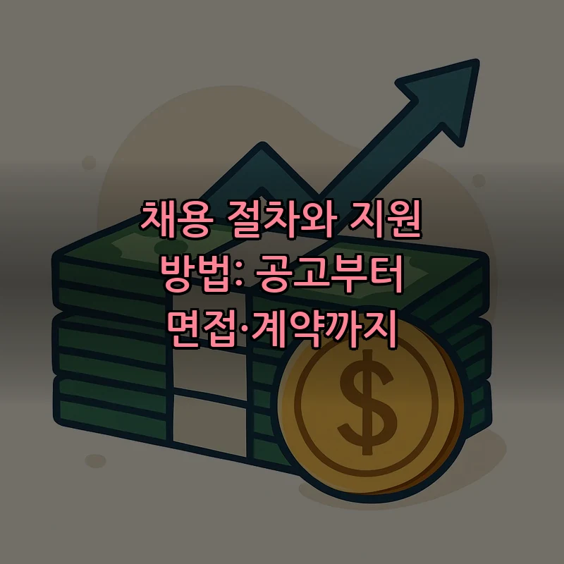 채용 절차와 지원 방법: 공고부터 면접·계약까지