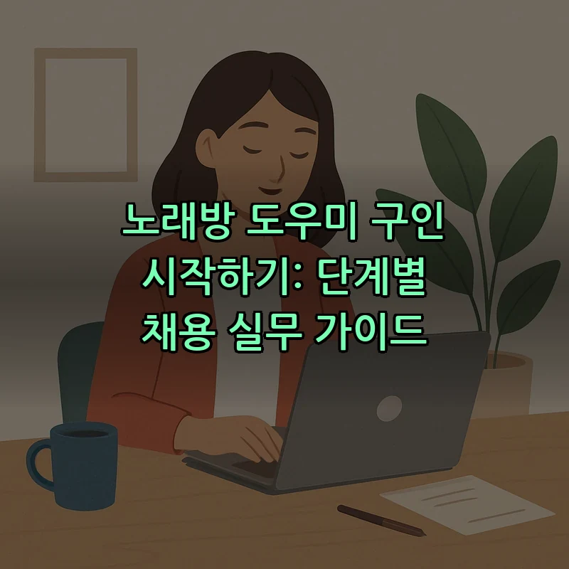 노래방 도우미 채용 방법 - 초보자를 위한 가이드