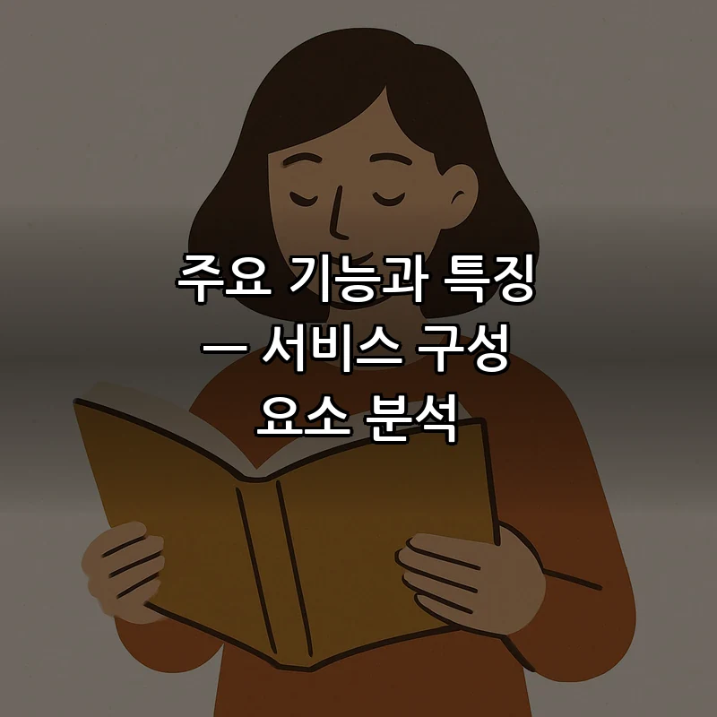 주요 기능과 특징 — 서비스 구성 요소 분석