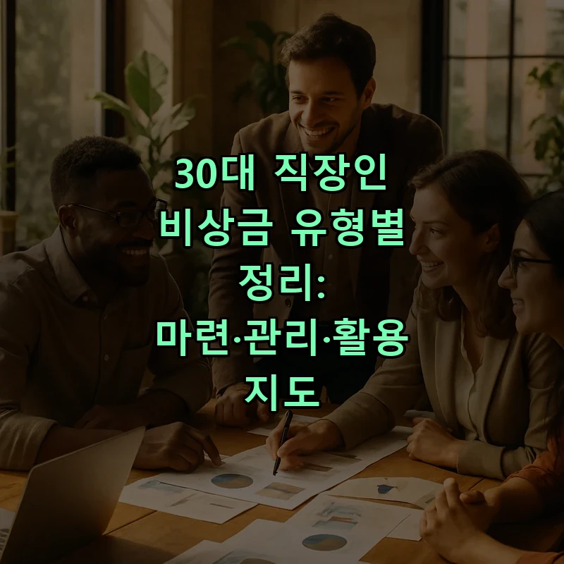 30대 직장인 비상금 유형별 정리: 마련·관리·활용 지도 커버 이미지