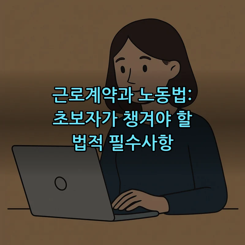 근로계약과 노동법: 초보자가 챙겨야 할 법적 필수사항