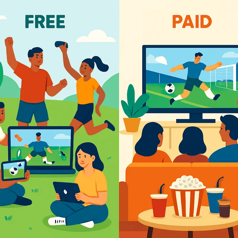 무료 중계 vs 유료 중계: 장단점과 합법성