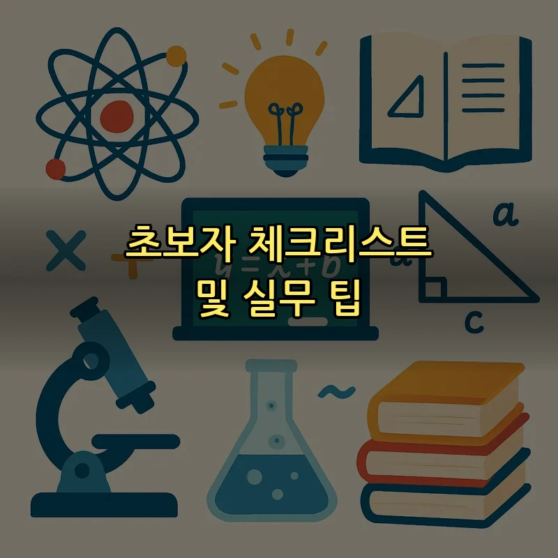 초보자 체크리스트 및 실무 팁