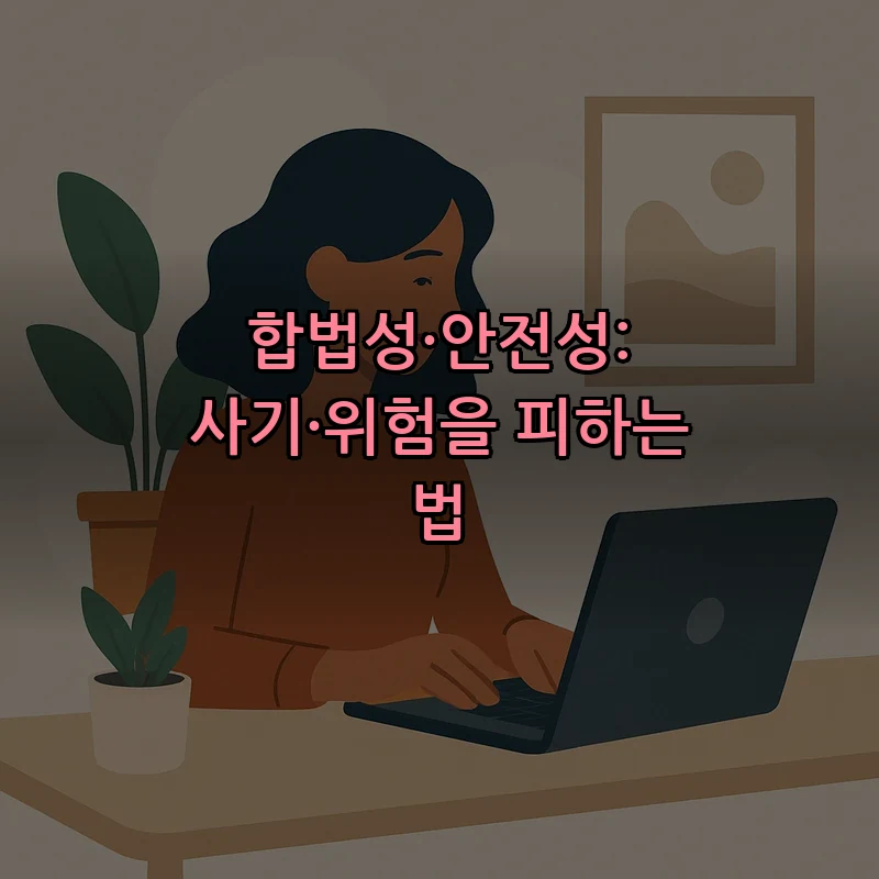 합법성·안전성: 사기·위험을 피하는 법