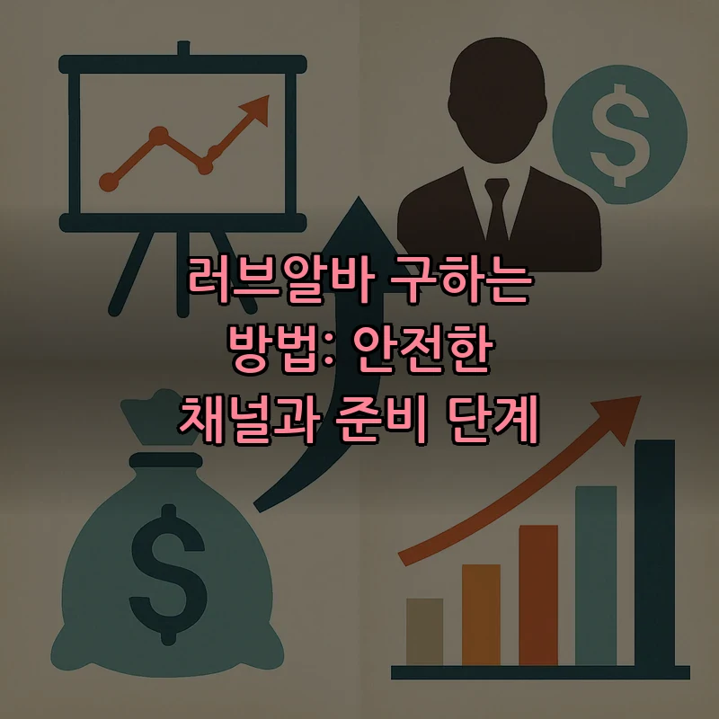 러브알바 구하는 방법: 안전한 채널과 준비 단계