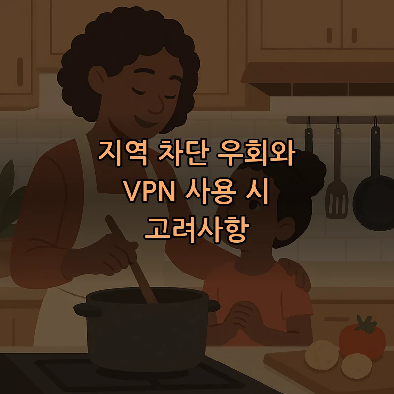 지역 차단 우회와 VPN 사용 시 고려사항