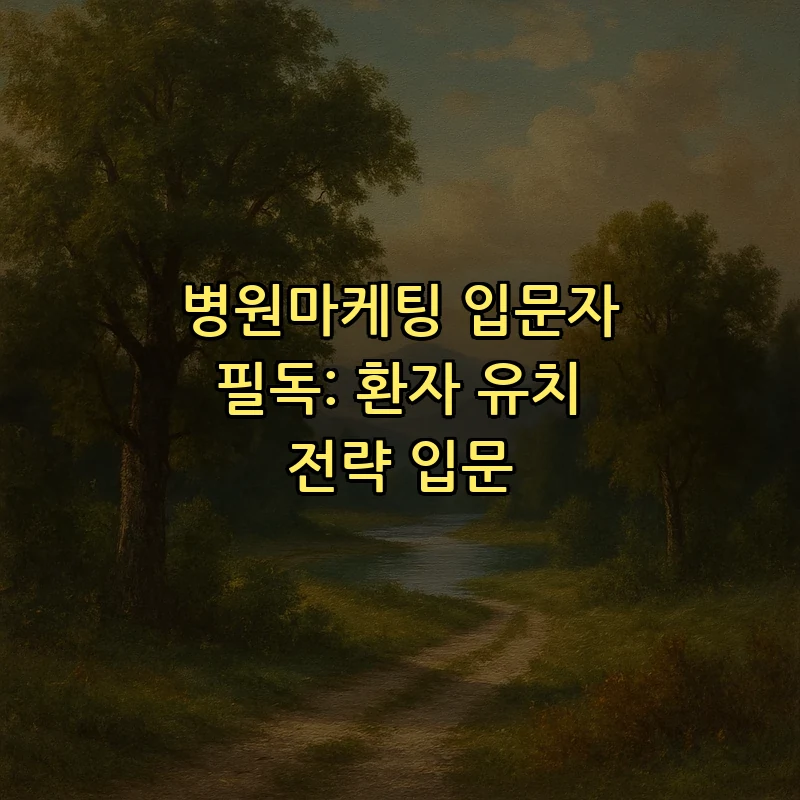 병원마케팅 입문: 효과적인 환자 유치 전략