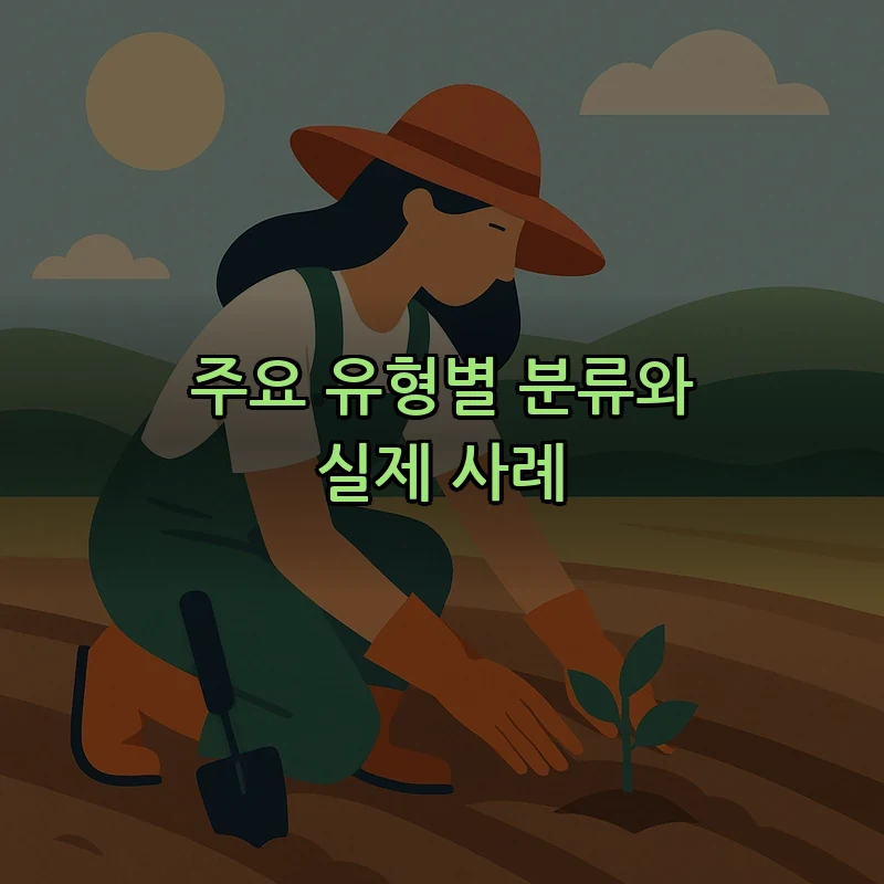 주요 유형별 분류와 실제 사례